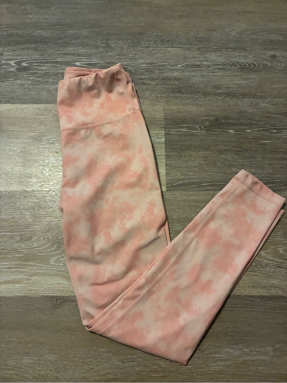 Allfenix Womwns Pink Tie-Dye Leggings - XS